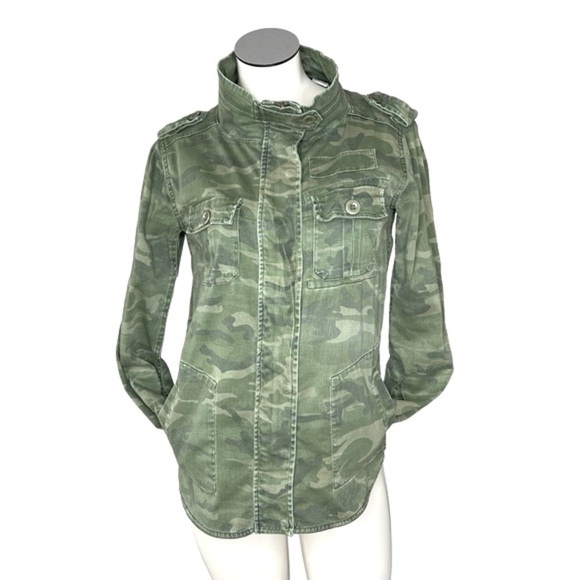 KERSH Camouflage Military Utility Jacket Women's Size S - Picture 1 of 16
